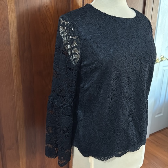 Worthington Lace Bell Sleeve Top - Picture 2 of 8